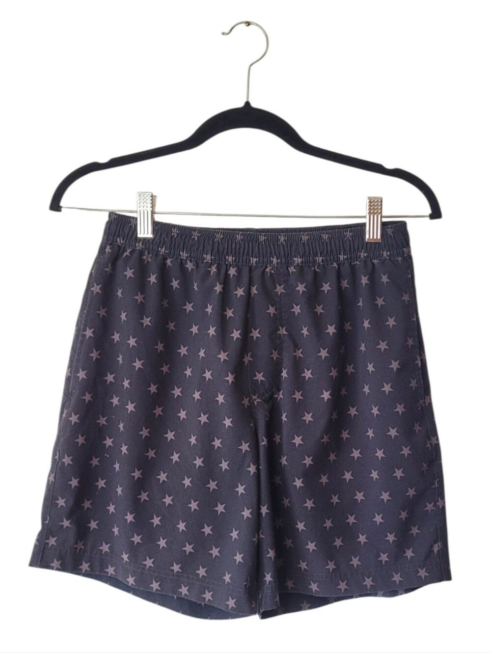 Chubbies Men's Star Print Charcoal 7" Inseam Shorts Size S